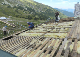 Rekonstrukce chaty generála Milana Rastislava Štefánika s využitím materiálů Rheinzink