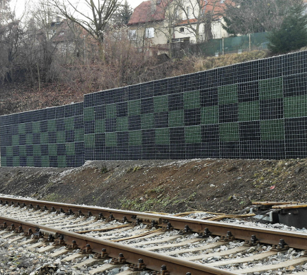 Obr. 10: Multifunkční gabion
