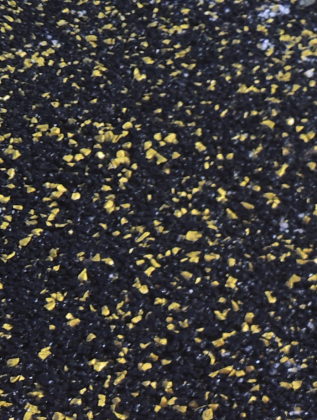 Obr: 12: Detail melírovaného povrchu na bázi gumové stěrky