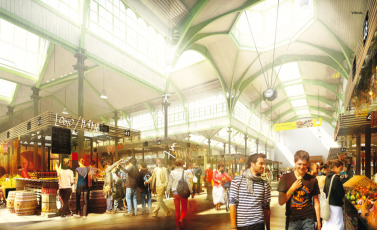 Skupina osobností navrhla novou podobu pražské Staroměstské tržnice