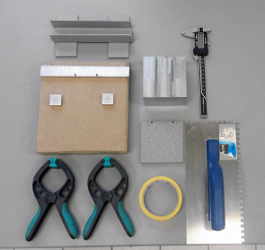 Obr. 4: Pomůcky pro metodiku měření sníženého skluzu