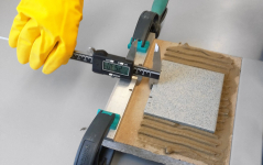 Obr. 7: Závěrečné měření skluzu