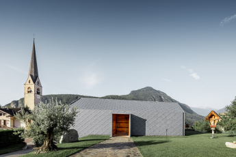 Salón krásy ve vsi Livo v Itálii s výrobky PREFA