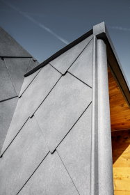 Salón krásy ve vsi Livo v Itálii s výrobky PREFA