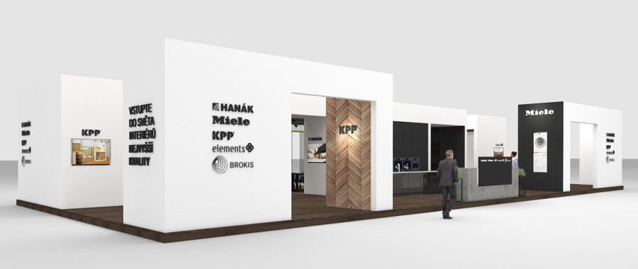 Stánek společnosti KPP – vizualizace