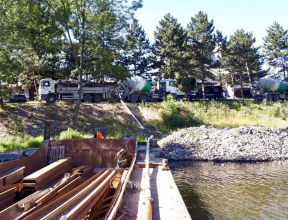 Čerpání betonu do vzdálenosti 100 m