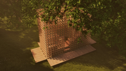 Tree Office – Adam Tomaschek, Patricie Štefíková a Marcel Mottl, Fakulta architektury, Vysoké učení technické v Brně.