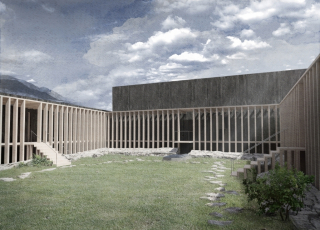 Kontemplatívne centrum – Jakub Kender, Fakulta architektury, České vysoké učení technické v Praze.