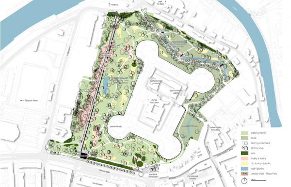 Revitalizace Tyršových sadů v Pardubicích