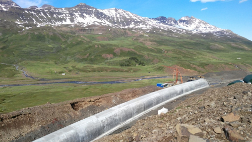 Tunel Norðfjörður, Island