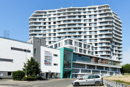 Luka Living rental apartments and shopping centre, Praha