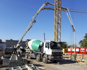 Vivus Argentinská, dodávky chlazeného betonu v extrémně horkých letních dnech