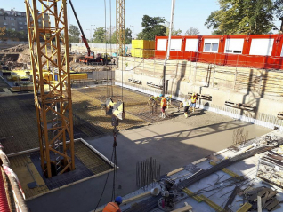 Vivus Argentinská, dodávky chlazeného betonu v extrémně horkých letních dnech