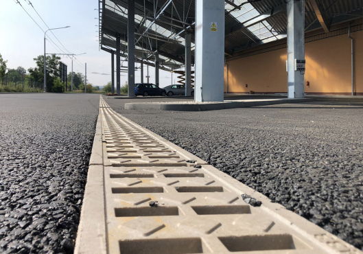 Žlaby MEA DM 2000 v Českých Budějovicích