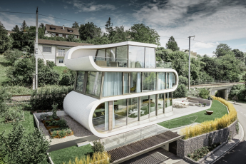 Flexhouse v Meilenu u Curyšského jezera