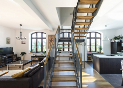 Interiér domu z vápenopískových tvárnic Silka