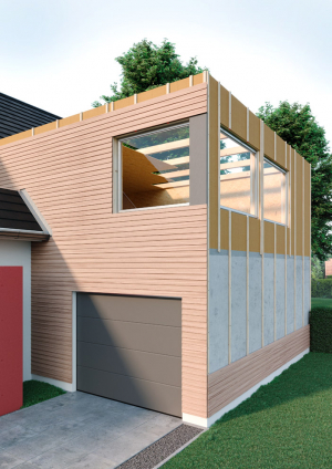 Vizualizace dostavby rodinného domu