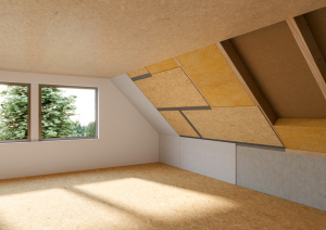 Rekonstrukce podkroví s výrobky Egger