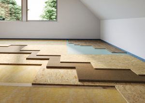 Podlaha z materiálů Egger