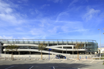 Marc Barani, parkoviště na letišti v Nice, foto S. Demailly