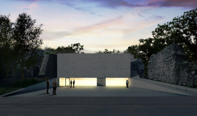 Vasa J. Perović, nová galerie a kasematy ve Vídni, vizualizace