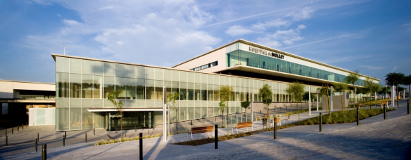 Mario Corea Arquitectura, nemocnice Mollet v Barceloně, foto Pepo Segura