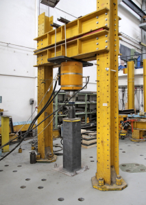 Obr. 4: Uspořádání zatěžovací zkoušky