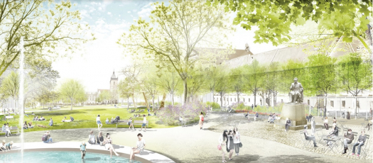 Obnova Karlova náměstí, Rehwaldt Landschaftsarchitekten 