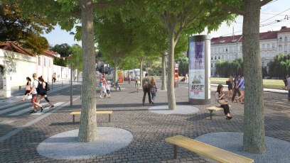 Studie úpravy Klárova