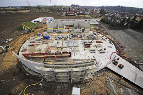 Obr. 6: Stavba po dokončení betonových konstrukcí