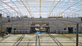 Obr. 8: Konstrukce tribuny