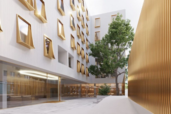 Nový projekt domu v ulici U Milosrdných na Starém Městě, vizualizace Fránek Architects