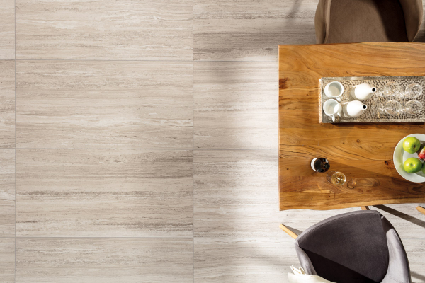 Podlahová série Alba je doplněná o výrobky ve formátech 60x120 cm, popřípadě 80x80 a 40x80 cm