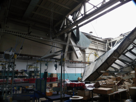 Zřícená konstrukce