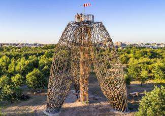 Rozhledna Doubravka, Huť architektury Martin Rajniš, foto Aleš Jungmann