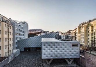 Dostavba centra současného umění DOX, Petr Hájek Architekti, foto Benedikt Markel