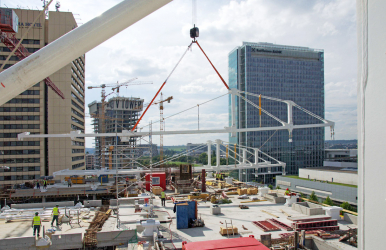 Obr. 20: Otáčení vazníku