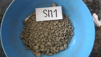 Obr. 1: Testované směsi recyklovaného kameniva