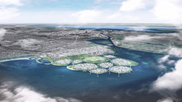 Dánsko plánuje u Kodaně devět nových ostrovů (zdroj www.spiegel.de)