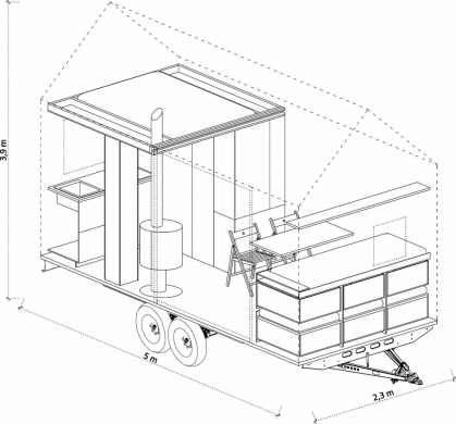 Dům je promyšlen do posledního nýtku, každý milimetr prostoru je vyřešen tak účelně, že do něj sbalíte byt o velikosti 2 + kk