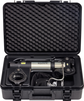 Nástavec Press Booster je k dostání v sadě s lisovacím prstencem pro dimenzi 2½ palce, lisovací prstence pro dimenze 3 a 4 palce lze zakoupit v samostatné sadě