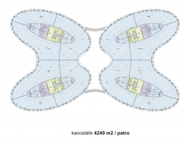 Obr. 3: Půdorys 2. NP