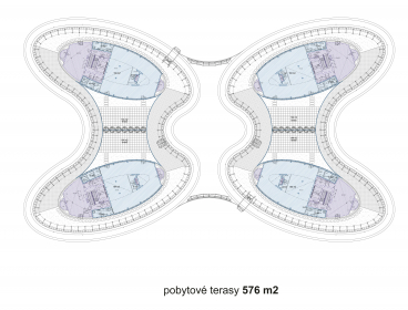 Obr. 4: Půdorys 6. NP