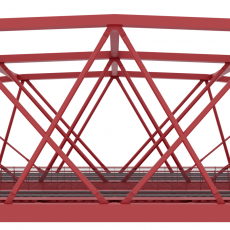 Vizualizace nového železničního mostu na Výtoni, zdroj IPR Praha