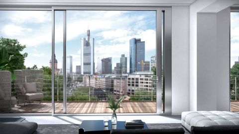 Prototyp posuvné jednotky ASE 80.HI Design Line je vybaven ventilačním modulem aktivně snižujícím hluk Schüco ANC (Active Noise Canceling) v pouzdře skrytém ve zdi. Když je posuvná jednotka zavřená, větrací jednotka ANC je skryta. Při větrání se rukojetí na posuvném křídle vytáhne ventilační modul ANC ze zdi.