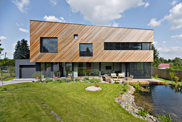 Dům roku 2019 a vítěž kategorie Domy do 150 m²: autor Jiří Zábran, spoluautoři: Jiří Klouček, Štěpánka Konopíková (foto Jiří Ernest)