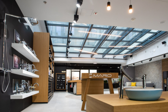 Nový showroom koupelen MARO v pražském Karlíně