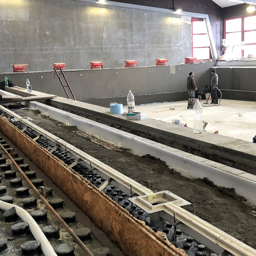 Rekonstrukce a rozšíření plaveckého areálu v Prachaticích a jeho odvodnění systémy MEA