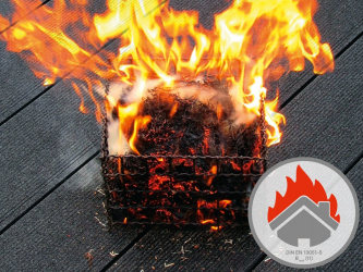 Dřevoplastové terasy Terrace Massive prošly zkouškou působení vnějšího požáru