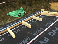 DELTA-PVG – těsně zpracovaná pojistná hydroizolace jako dočasná ochrana před povětrnostními vlivy